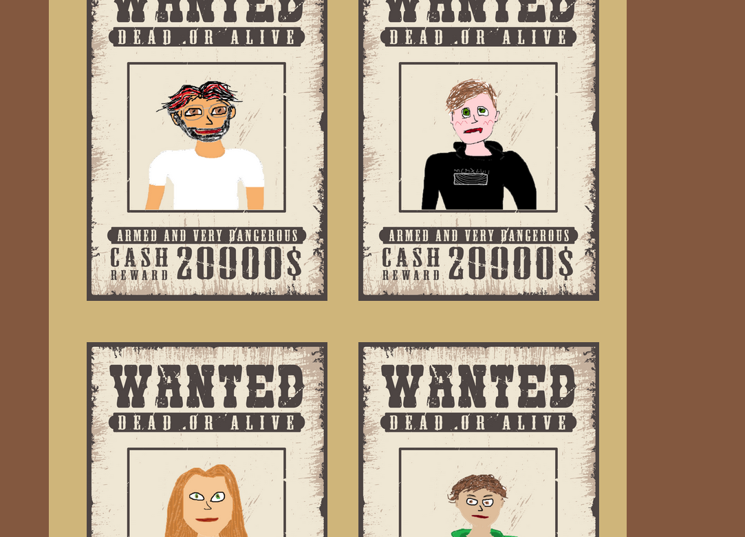 Affiches Wanted Site Escape Game